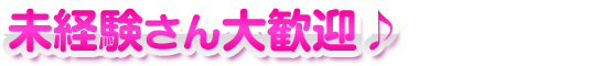 初心者、未経験者歓迎